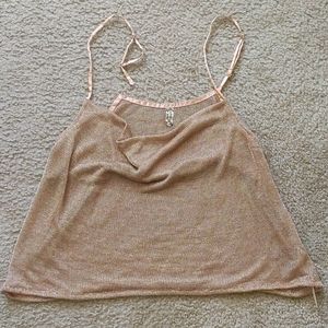 Free People - Intimately Pink Mesh Top